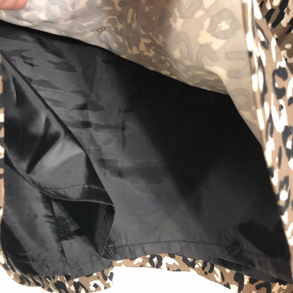 Merona Sz 8 Pencil Skirt Leopard Pockets Lined - Picture 8 of 8